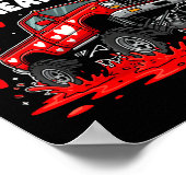 I'm Ready To Crush 67 Hearts Truck Funny 6 7 Valen Poster (Ecke)