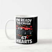 I'm Ready To Crush 67 Hearts Truck Valentines Day Kaffeetasse (Links)