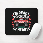 I'm Ready To Crush 67 Hearts Truck Valentines Day Mousepad (Mit Mouse)