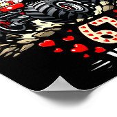 I'm Ready To Crush 67 Hearts Truck Valentines Day  Poster (Ecke)