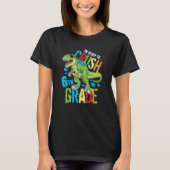 I'm Ready To Crush 6th Grade Dinosaur Rex Back To T-Shirt (Vorderseite)