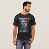 I'm Ready To Crush 7th Grade Dinosaur Back To Scho T-Shirt (Vorne ganz)