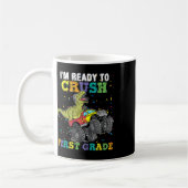 I'm Ready To Crush First Grade Monster Truck Dinos Kaffeetasse (Links)