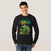 I'm Ready To Crush Kindergarten Dinosaur Boys Back T-Shirt (Vorne ganz)