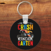 Im Ready To Crush Kindergarten Monster Truck Ck To Schlüsselanhänger (Vorderseite)