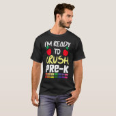I'm Ready To Crush Pre K Two Apple Math Science T-Shirt (Vorne ganz)