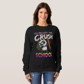 I'm Ready To Crush School Daycare Preschool Panda  Sweatshirt (Vorne ganz)