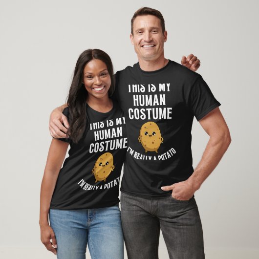 I'm Really A Potato Halloween Potato costume T-Shirt (Unisex)