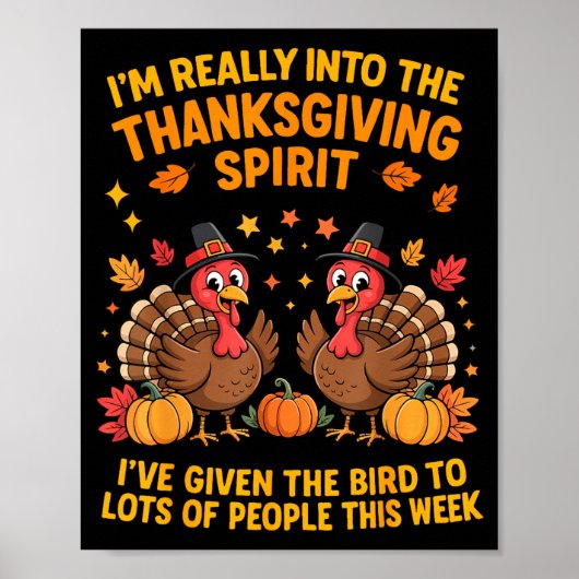 I'm Really Into The Thanksgiving Srt I've Given Th Poster (Vorne)