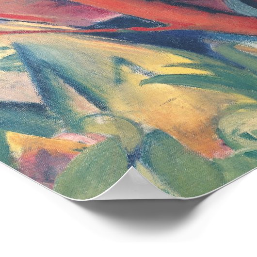 Im Regen, 1912 Poster (Ecke)