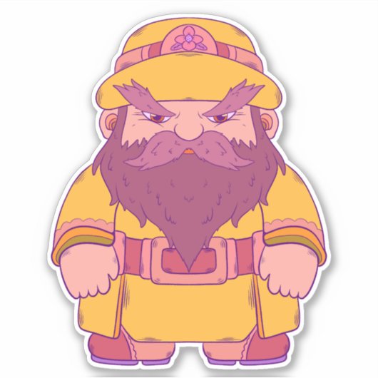 Im Regen Aufkleber (Vorderseite)