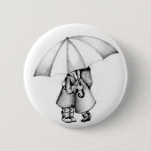 im Regen Button (Vorderseite)