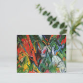Im Regen Franz Marc Abstrakt Postkarte (Stehend Vorderseite)