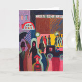 Im Regen lagern | Ernst Ludwig Kirchner Karte (Vorderseite)