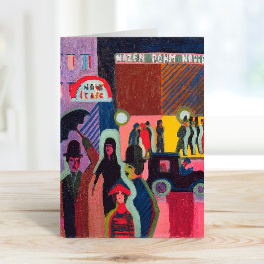 Im Regen lagern | Ernst Ludwig Kirchner Karte