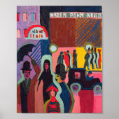 Im Regen lagern | Ernst Ludwig Kirchner Poster (Vorne)