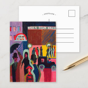 Im Regen lagern   Ernst Ludwig Kirchner Postkarte