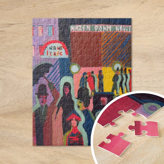Im Regen lagern | Ernst Ludwig Kirchner Puzzle