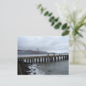 Im Regen Postkarte (Stehend Vorderseite)