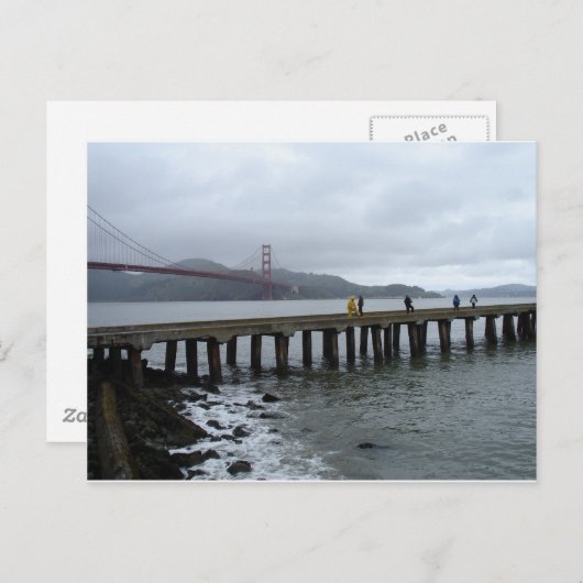 Im Regen Postkarte (Vorne/Hinten)