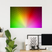 Im Regenbogen (Farbe 2) Poster (Heimbüro)