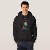 Im Regenbogenschaf der Familie Plus Größe 2XL 3 Hoodie (Vorne ganz)