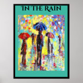 Im Regenplakat Poster (Vorne)