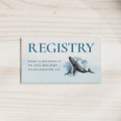 Im Register für Whale im Meer Begleitkarte