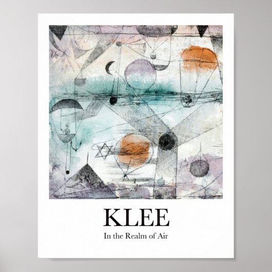 Im Reich der Luft von Paul Klee Poster (Vorne)