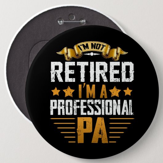 Im Remüde bin ich ein Beruflicher Pa Button (Vorne & Hinten)