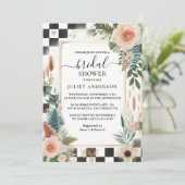 Im Retro Studio Creative Illustriert Brautparty Einladung (Stehend Vorderseite)