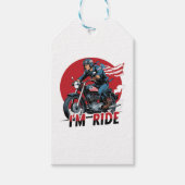 I'M RIDE � Motorcycle Geschenkanhänger (Vorderseite)