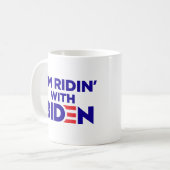i'm Ridin mit Biden 2024 Kaffeetasse (Vorderseite Links)