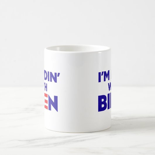 i'm Ridin mit Biden 2024 Kaffeetasse (Mittel)