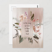 Im Ring der Liebe Aquarellkarte Postkarte (Vorne/Hinten)