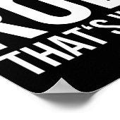 Im Rob Thats warum Shirt Birthday Rob benennen Poster (Ecke)