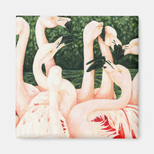 Im Rosa - Flamingos Magnet