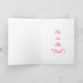 Im rosa Halloween Karte (Innenseite)