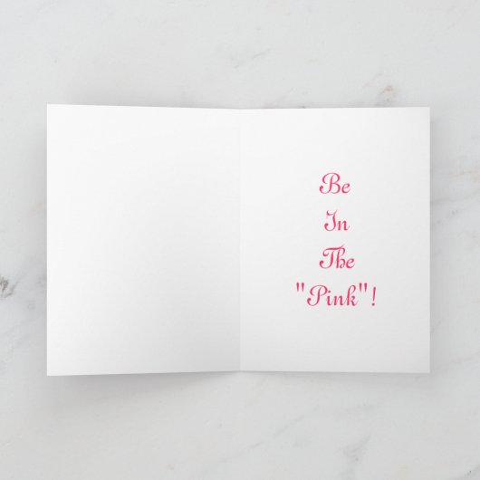 Im rosa Halloween Karte (Innenseite)