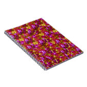 Im rosa Notebook Notizblock (Rechte Seite)
