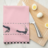 Im rosa Pilates arbeiten Sie aus Handtuch (Viertel Falte)