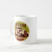 Im Rost vertrauen wir Tasse (Vorderseite Links)