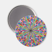Im Round-Magnet-Bereich Magnet (Vorderseite/Rückseite)
