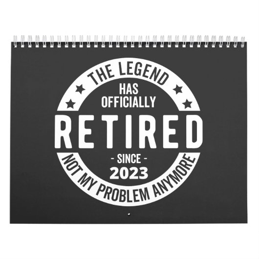 im Ruhestand 2023 Kalender (Titelbild)