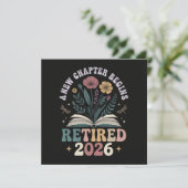 im Ruhestand 2026 ein neues Kapitel beginnt Programm (Stehend Vorderseite)