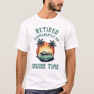 Im Ruhestand auf Kreuzfahrt für immer Retro T-Shirt