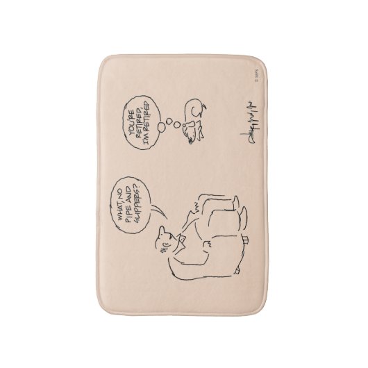 im Ruhestand Badematte (Vorderseite Vertikal)