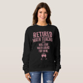 Im Ruhestand befindlicher Mathematiklehrer wird Ma Sweatshirt (Vorne ganz)