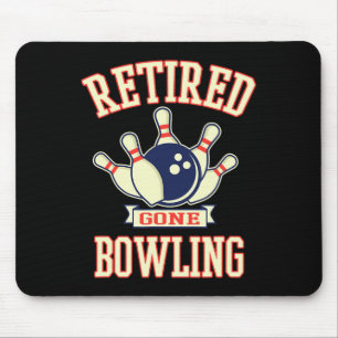 Im Ruhestand Bowling-Kugel Süßes Geschenk zum Ruhe Mousepad