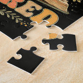 Im Ruhestand Ein Neues Kapitel Beginnt Retro Flora Puzzle (Seite)